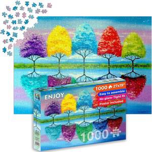 TREES LANDSCAPE 생생한 촉감 NATURE OF 1000피스 퍼즐 쉬운