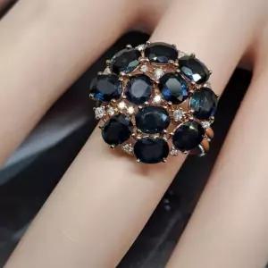 천연사파이어반지(14k 4.25g JC-S483 다이아세팅)