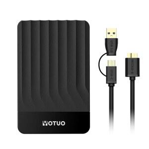 YOTUO 휴대용 외장 하드 드라이브 스토리지 확장 모바일 HDD USB 3.0 PC, Mac, 데스크탑, 노트북, PS4, PS5, Xbox One X /S, Xbox 360, Xbox Series X /S, Office & Game (블랙, 750GB)