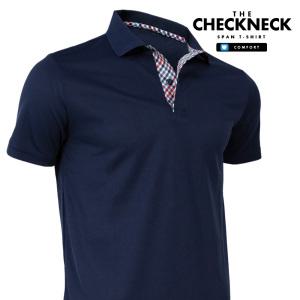 체크넥 바람잘통하는 여름 작업복상의 남성등산복상의 등산티셔츠 작업티