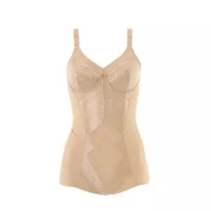 (B컵) HEM 파워네트 미듐타입 와이어 바디슈트 올인원 WBTM100B