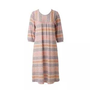 폴리스판 에스닉 나염 홈웨어 원피스VEV3917