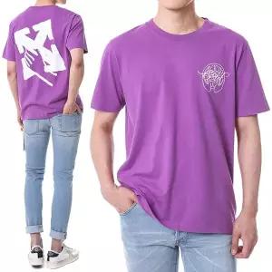 [오프 화이트]오프화이트 핸드 애로우 백 프린팅 반팔티셔츠/OMAA027S 23JER007 3601