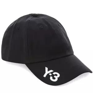 [요지야마모토] Y-3 로고패치 러버 벨크로스트랩 베이스볼 캡 (블랙)GK3127