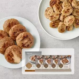 [삼원가든]떡갈비 세트 총 900g (한돈한입 500g*1봉 + 치즈 100g*4개)