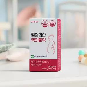 리노브 4세대 활성엽산 액티폴릭, 30정
