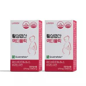 리노브 4세대 활성엽산 액티폴릭, 60정