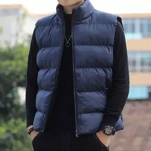 [하프클럽/셀러허브_여성트랜드패션]남성 3컬러 패딩조끼 겨울 경량패딩 조