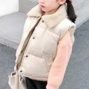 LILIS 아동 겨울 양털 숏 패딩 조끼 3color