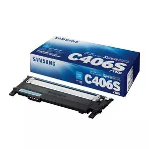 [삼성]정품 컬러 레이저 프린터 토너 1,000매 (사이안) CLT-C406S/TND