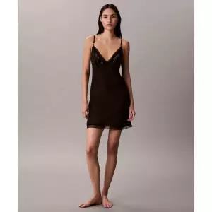 [Calvin Klein]캘빈클라인 CK 여성 블랙 브라이덜 슈미즈 151645461