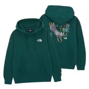 [노스페이스]매장판 후드 티셔츠 남성 카라비너 스 후디 다크 그린 NM5PR55C 914246
