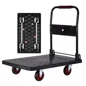 저소음 접이식 핸드카트 왕특대형 - 장바구니 캐리어 손수레 캠핑