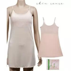 인견 슬립 원피스 탈부착 캡끈 여성 잠옷