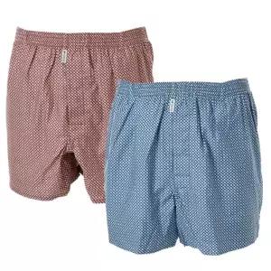 와코루 2종세트(95-110)심플한 매듭나염 순면100수 망트렁크팬티WMP5429B