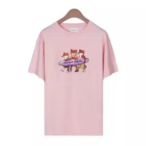 메종키츠네 여성 서핑 폭스 릴렉스 티셔츠 MW00116KJ0136 P616 MILK SHAKE MAC330pk 1193046