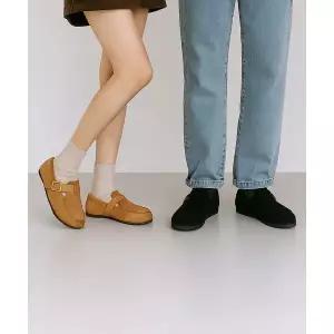 MOGAUS 모카 퍼 스탠다 천연소가죽 로퍼 2color