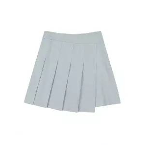 에꼴드파리/드라로얄 헤링본 사선 주름 스커트_RB34WSAM06Z