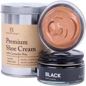 카르나우바 왁스가 함유된 풋피터 슈 폴란드 크림 가죽 복원 부츠 슈즈(미국산) 투팩에 광택과 색상 추가
