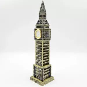 영국 런던 빅벤 시계탑 황동 모형 24cm G