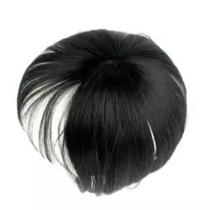 가발 정수리 부분 헤어피스 똑딱이 인모 여자