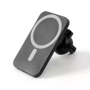 HWA 블랙 차량용 송풍구 자석 고속 무선충전기 C타입