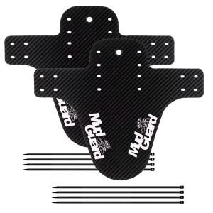 2조각 세트 자전거  마운틴 카본 패턴 머드 가드 전면 후면 휠 초경량 사이클링 MTB