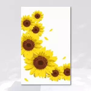 [베스트TOP100] 그림 해바라기B 액자 35x55cm