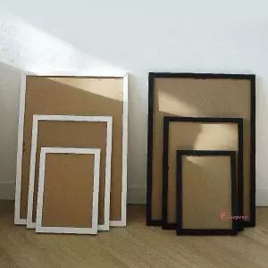 대형 블랙 원목 A4/A3/A2 인테리어 화이트 프레임 나무 틀우드 액자 그림 아크 앙리마티스 포스터 아크릴wx