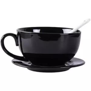 컵앤소서 커피잔 세라믹잔 카페 커피숍 라떼잔 바리스타