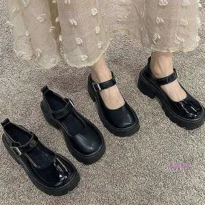 여성데일리로퍼 구두 통굽 버클 키높이 여자vwx594