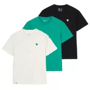 네파 남성 여름 그린마인드 로고 반팔 티셔츠 7L353732307079