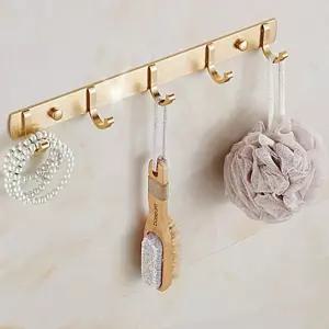 [베스트TOP100] 골드 알루미늄후크 다용도벽걸이 벽걸이행거