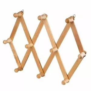 영수207 MAB446Y6 고급형 원목 자바라 옷걸이 대형 나무자바라