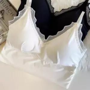 [라일리여성언더웨어] Rly 노와이어 탑 골프 브래지어 브라 화이트 편한 레