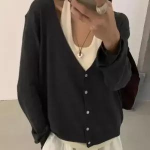 [디작소]여성 홀터넥 나시 레이어드 루즈핏 가디건 (42005553)