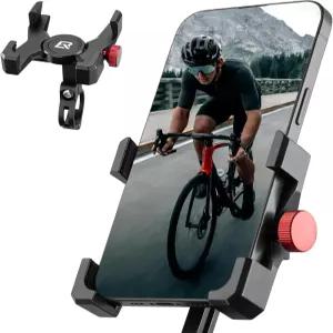 로크브로스 자전거 휴대폰 홀더 알루미늄 마운트 핸들바 장착 4.7-7.1인치 마운트용