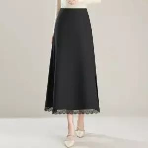 원피스 민소매 나시 하이웨스트 롱스커트 펀칭 여자원피스 새틴 원템1