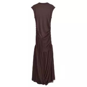 여자원피스 민소매 봄 스트리트 실크 메쉬 원피스 원템1