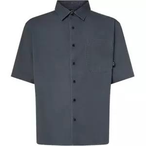 오클리 포플린 셔츠 착용감 좋은 여름 반팔 행사단체복 편안하게입을수있는 운동티 등산복상의 아웃도어룩