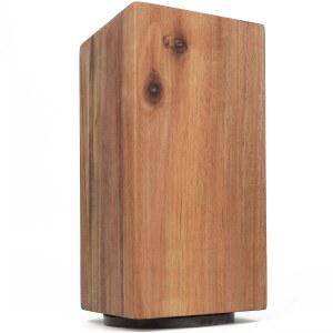 레세이프 마그네틱 나이프 나무 블록 360 회전식 홀더 랙 스탠드 강력한 킨브스 스트립 모던 스타일