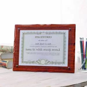 크라운 허가증 상장 액자 A4 벽걸이 탁상