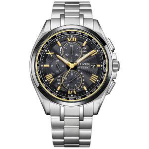 [CITIZEN] ATTESA AT8244-57E KIZASHI Collection 손목시계 (전파 시계방수경량) 한정 크로노그래프 티타늄