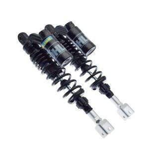 오토바이 커스텀 가스쇼바 교체용 리어 유압 각진 갈라짐 머리 PCX 튜닝 nmax 푸른