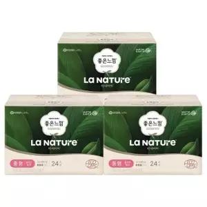 좋은느낌 라네이처 중형 24개 x 3 팩