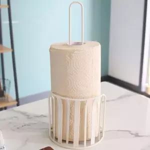 [하프클럽/셀러허브]철제 키친타올 꽂이 두루마리휴지 일회용 수세미 거치