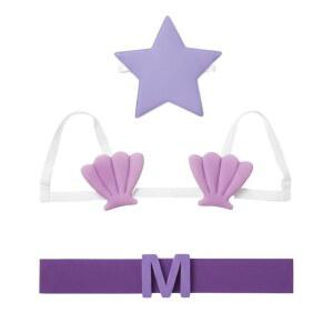 코스프레야 쉘 브라 마스크와 엘라스틱 M 벨트 세트 - 성인 여성 남성 할로윈 코스튬 코스프레