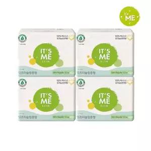 잇츠미 뉴슬림 순면 생리대 중형 12p x4팩 총 48p