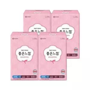 좋은느낌 오리지널 울트라날개 - 대형 32p x 4팩 부드러운 편안한