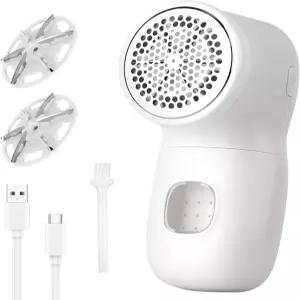 충전식 스웨터 디퍼저와 칼날 2개가 추가된 디퍼저를 제거하는 패브릭 면도기 보푸라기 제거기 옷 소파